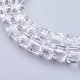 Chapelets de perles en verre GLAA-R041-4x4mm-24-3