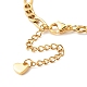 304 Stainless Steel Figaro Chain Bracelet with Toggie Clasp for Women BJEW-JB07690-5