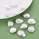 Perlas de perlas naturales keshi PEAR-N020-L10-1