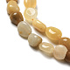 Natürliche gelbe Aventurin Perlen Stränge G-I351-A02-3