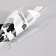 ペットステッカー車の装飾  フェイスカーステッカー  車の装飾用  サル  ブラック  90x75x0.3mm AJEW-WH0200-41B-3
