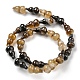 Chapelets de perles d'agate naturelle G-C039-C02-3