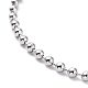 304 Stainless Steel Ball Chain Necklaces NJEW-I245-04F-P-3