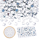Azulejos de mosaico de vidrio cuadrado pandahall elite PORC-PH0001-33-1
