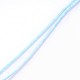 フラット弾性クリスタルストリング  弾性ビーズ糸  ストレッチブレスレット作り用  ライトスカイブルー  0.5mm  約546.8ヤード（500m）/ロール EW-J002-0.5mm-01-2