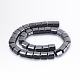 Non-magnetic Synthetic Hematite Beads Strands G-P341-02-10x6mm-2