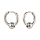 304 Stainless Steel Huggie Hoop Earrings EJEW-JE04555-01-3