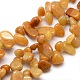 Natural Yellow Aventurine Beads Strands G-P035-11-1