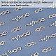 DICOSMETIC 60Pcs 2 Styles Alloy Crystal Rhinestone Connector Charms FIND-DC0001-39-4