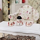 Mini juegos de té de cerámica de muñeco de nieve de navidad BOTT-PW0002-123-1