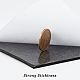 BENECREAT 20PCS 3mm Square Self Adhesive Backed Foam Sheet Black EVA Foam Pad Mat with Adhesive Backing for Furniture Doors AJEW-BC0005-63-5