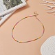 Glass Seed Beaded Necklaces for Women NJEW-JN04229-2