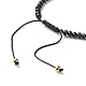 Braccialetto di perline intrecciate in malesia naturale e perle e conchiglie per donna ragazza BJEW-JB06958-01-5