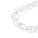 Chapelets de perles en verre électroplaqué EGLA-P049-02A-4