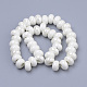 Perles en porcelaine manuelles PORC-Q219-15x9-F26-2