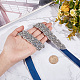 Cintura da sposa con strass da 2.95 metro DIY-WH0043-02C-3