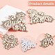 PandaHall 2pcs Pearl Applique Patches AJEW-WH0235-42-3