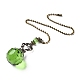 Faceted Glass Round Big Pendant Decorations HJEW-F007-A01-1