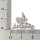 Mother's Day Heart with Word I Love Mama Charms KK-A200-14P-3