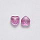 Transparent Spray Painted Glass Beads X-GLAA-R211-02-B06-2