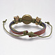 Genuine Cowhide Bracelet Making MAK-I007-42AB-A-3
