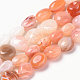 Chapelets de perles en agate naturelle du Botswana G-Q952-30-6x8-1