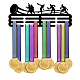 Soporte para colgar medallas de hierro con tema definitivo ODIS-WH0021-532-1
