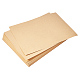 多機能a4フルウッドパルプクラフト紙  手漉き紙  29.7x21x1.4cm  100sheets /バッグ DIY-WH0012-01-4