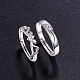 Shegrace popular 925 anillos de pareja de plata esterlina JR275A-3