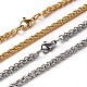 304 Stainless Steel Wheat Chain Necklaces NJEW-O058-26-1