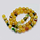 Chapelets de perles d'agate naturelle G-E469-02-12mm-2