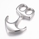 304 Stainless Steel Hook Clasps STAS-P171-62P-2