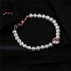 Acryl nachgeahmte Perlenarmbänder BJEW-AA00086-02RG-4