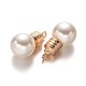 Plaqué or pendentifs de perles acryliques en alliage PALLOY-N0129-30-3
