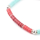 Handmade Polymer Clay Heishi Beaded Stretch Bracelets BJEW-JB06146-02-3