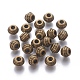 Tibétains antiques bronze métal séparateurs perles X-MLF0586Y-2