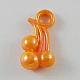 Opaque AB Color Acrylic Cherry Pendants SACR-R697-M35-2