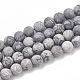 Natural Map Stone/Picasso Stone/Picasso Jasper Beads Strands X-G-T106-221-1