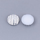 樹脂カボション  フラットラウンド  銀  12x3~3.5mm X-CRES-T012-05B-3