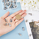 SUPERFINDINGS 36Pcs Clip-on Earring Findings Stainless Steel Earring Clips with Round Flat Pad Tray Non-Pierced Ear Hoops Blank Earring Bezel Components Findings for Jewelry Making KK-FH0006-69-3