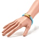 Handmade Polymer Clay Heishi Beads Stretch Bracelet BJEW-JB07324-5