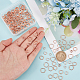 PH PandaHall 200pcs Closed Jump Rings 4 Sizes Brass Jump Rings Rose Gold Closed O Rings 16~18 Gauge O Ring Connectors for Keychain Choker Earring Necklaces Bracelet Jewelry Making KK-PH0009-06-3