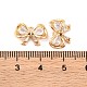 Латунные микропаве прозрачные подвески с фианитом KK-S389-01G-3