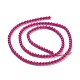 Perles de rubis / corindon rouge naturelles G-D463-09A-2