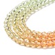 Transparent Gradient Color Glass Beads Strands GLAA-G101-2mm-05-5