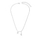 Shegrace fashion collier pendentif en argent sterling plaqué rhodium 925 JN81A-3