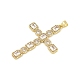 Латунные микро проложить кубического циркония подвески KK-P300-22G-2