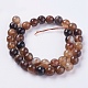 Natural Striped Agate/Banded Agate Beads Strands G-G581-10mm-11-2