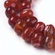 Dyed Natural Banded Agate Beads Strands G-F595-E03-3