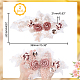 3d цветок органза полиэстер вышивка орнамент аксессуары DIY-WH0401-01-2